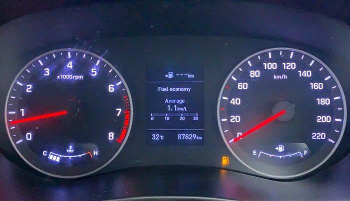 2018 Hyundai Elite i20 ASTA 1.2 (O), Petrol, Manual, 88,210 km, Odometer Image
