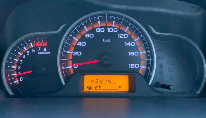 2017 Maruti Alto K10 VXI, Petrol, Manual, 43,414 km, Odometer Image