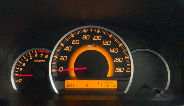 2013 Maruti Wagon R 1.0 VXI, CNG, Manual, 71,137 km, Odometer Image