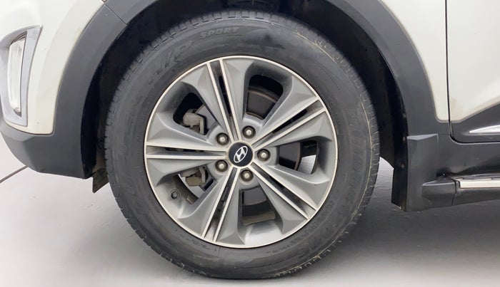 2016 Hyundai Creta SX PLUS AT 1.6 PETROL, Petrol, Automatic, 85,921 km, Left Front Wheel