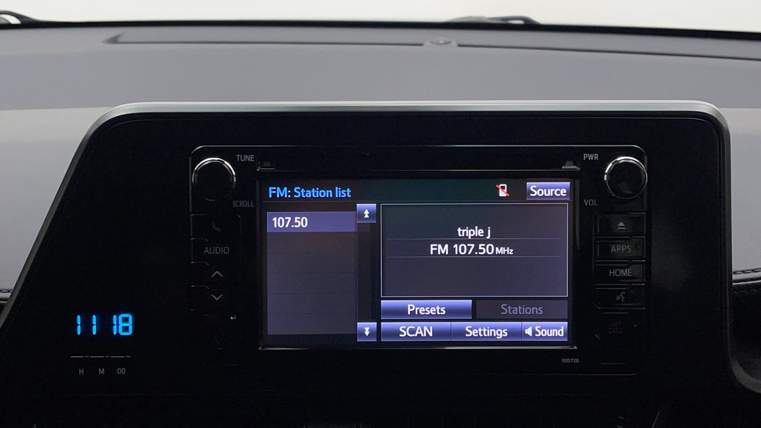 2018 Toyota C-HR (2wd), Automatic, 58055 km, Infotainment System