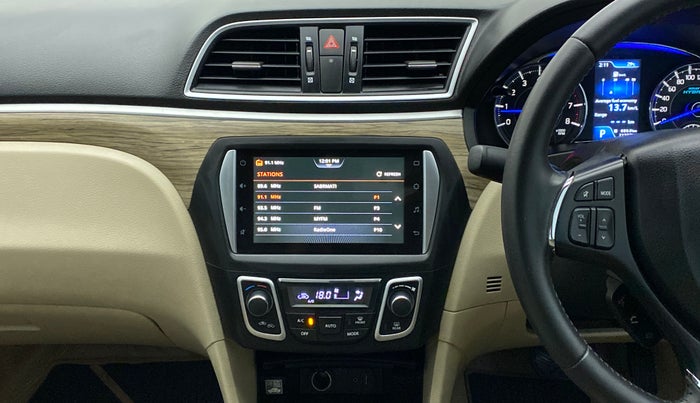 2020 Maruti Ciaz ALPHA  AT 1.5 SHVS PETROL, Petrol, Automatic, 21,397 km, Air Conditioner