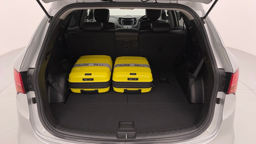 Boot Inside View with Luggage