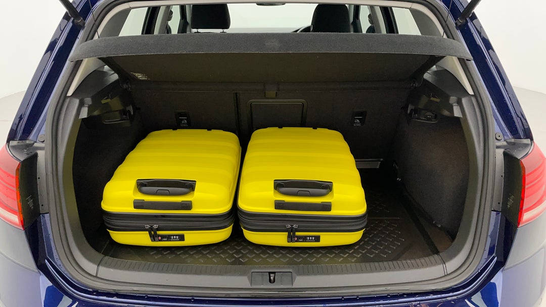 Boot Inside View with Luggage