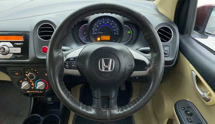 2015 Honda Amaze 1.2 VXMT I VTEC, Petrol, Manual, 65,454 km, Steering Wheel Close Up