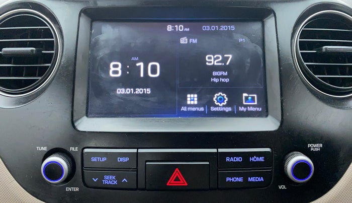 2019 Hyundai Grand i10 SPORTZ 1.2 KAPPA VTVT, Petrol, Manual, 66,269 km, Infotainment System