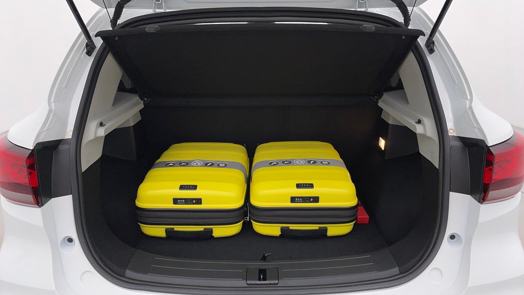 Boot Inside View with Luggage