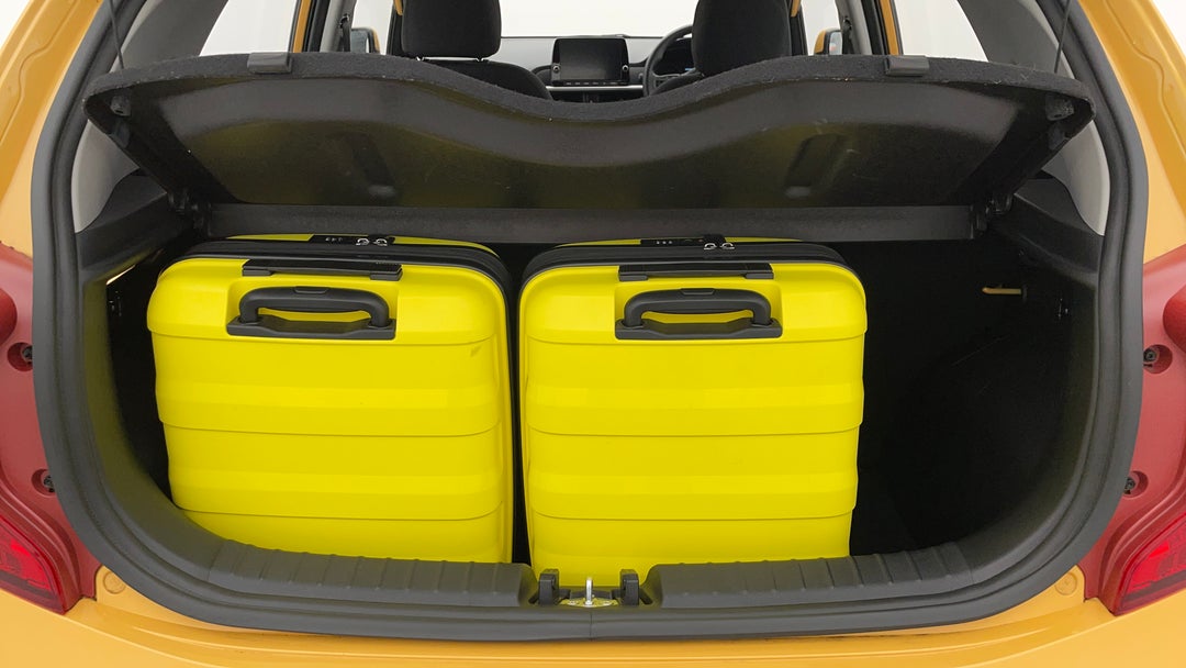 Boot Inside View with Luggage