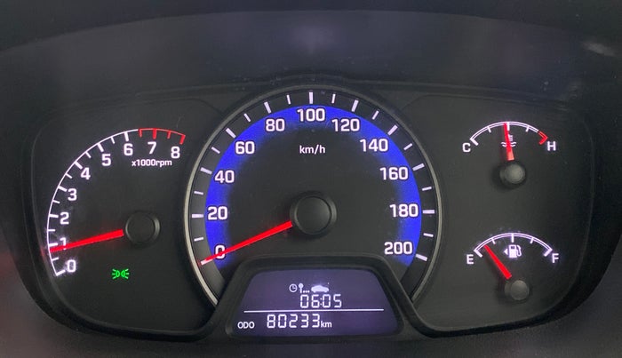 2014 Hyundai Xcent SX 1.2 OPT, Petrol, Manual, 80,274 km, Odometer Image