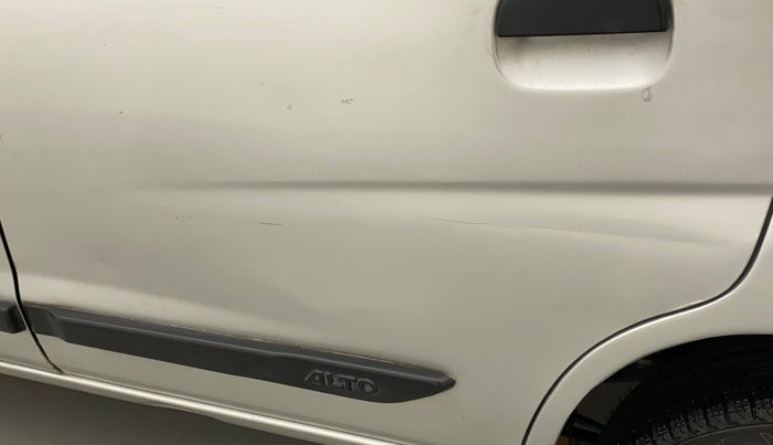 2014 Maruti Alto K10 VXI, Petrol, Manual, 75,896 km, Rear left door - Minor scratches