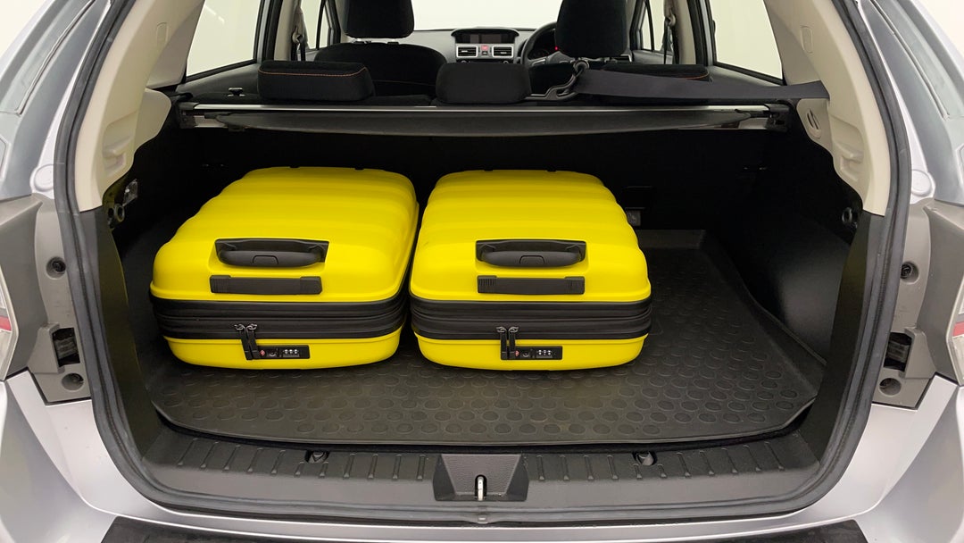 Boot Inside View with Luggage