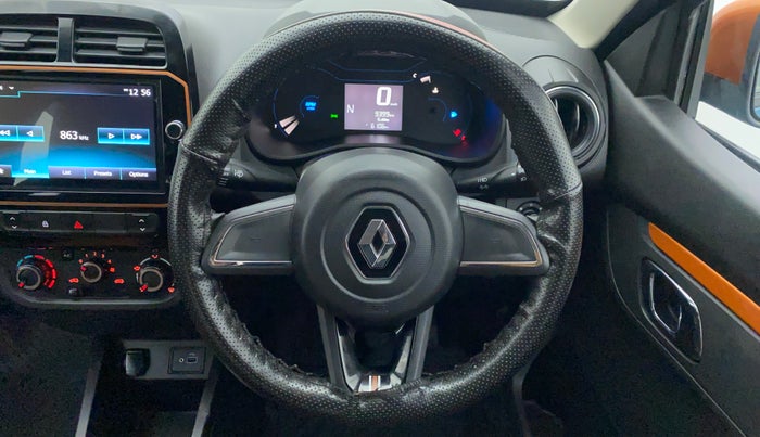 2022 Renault Kwid 1.0 CLIMBER OPT AMT, Petrol, Automatic, 9,682 km, Steering Wheel Close Up