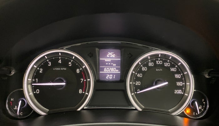 2016 Maruti Ciaz ZXI, Petrol, Manual, 60,318 km, Odometer Image