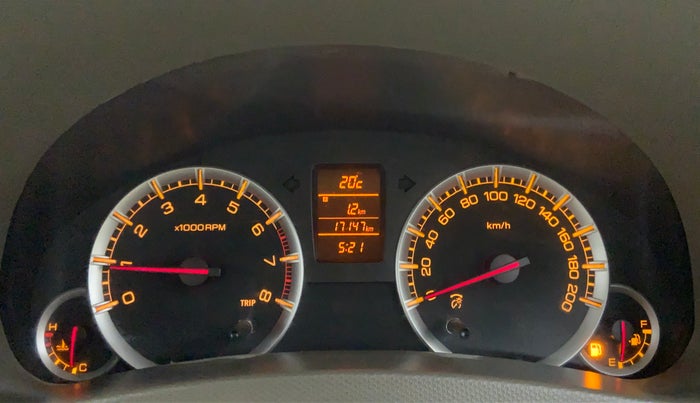 2015 Maruti Ertiga ZXI, Petrol, Manual, 17,205 km, Odometer Image