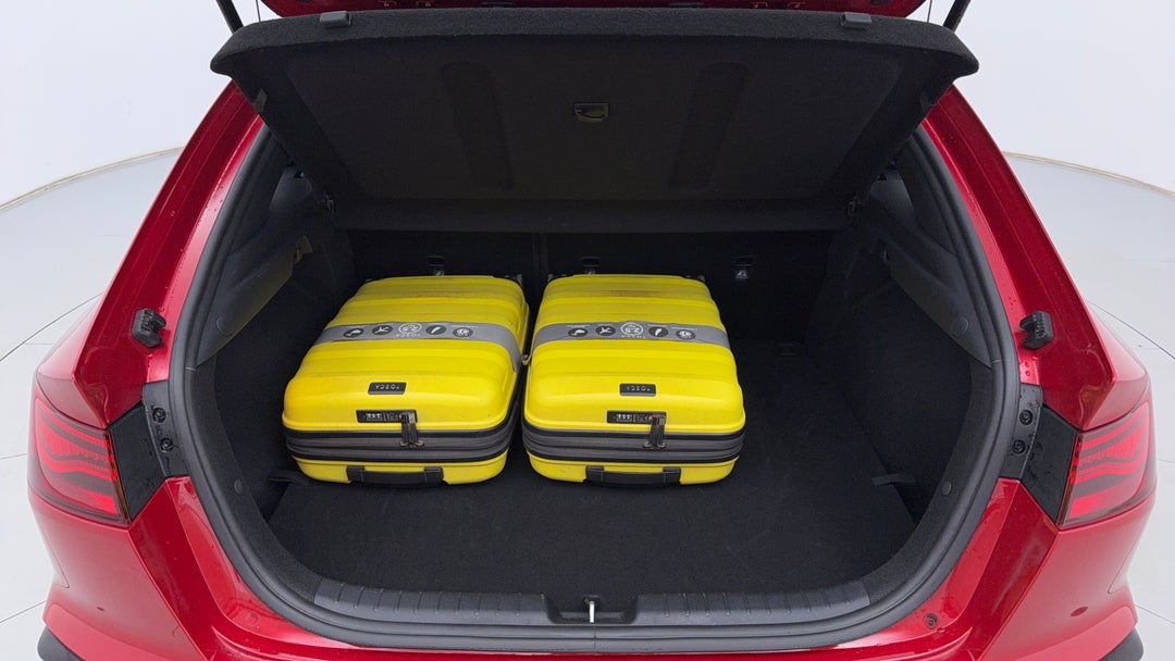Boot Inside View with Luggage