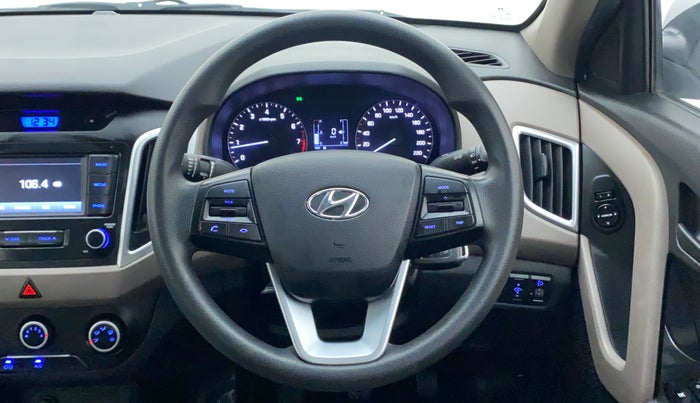 2018 Hyundai Creta E PLUS 1.6 PETROL, Petrol, Manual, 44,002 km, Steering Wheel Close Up