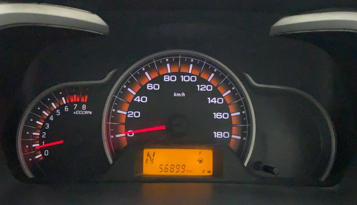 2017 Maruti Alto K10 VXI (O) AMT, Petrol, Automatic, 56,899 km, Odometer Image