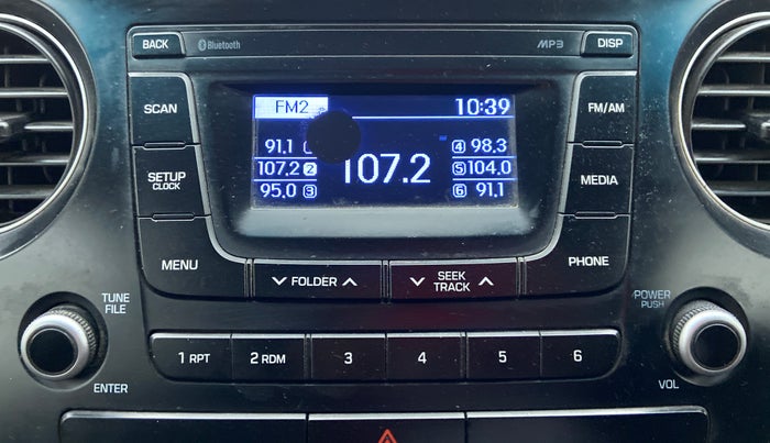 2014 Hyundai Grand i10 SPORTZ 1.2 KAPPA VTVT, Petrol, Manual, 1,21,139 km, Infotainment System