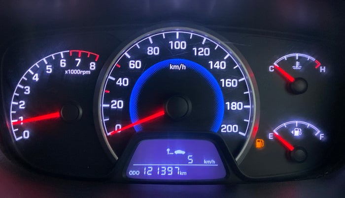 2014 Hyundai Grand i10 SPORTZ 1.2 KAPPA VTVT, Petrol, Manual, 1,21,139 km, Odometer Image