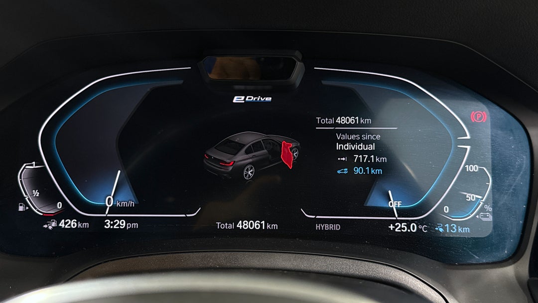 2021 BMW 3 30e M Sport Phev, Automatic, 48061 km, Odometer View