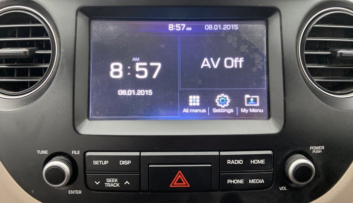 2019 Hyundai Grand i10 ASTA 1.2 VTVT, Petrol, Manual, 32,881 km, Infotainment System