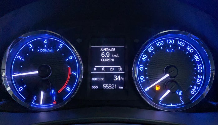 2014 Toyota Corolla Altis G, Petrol, Manual, 55,679 km, Odometer Image
