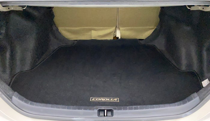 2014 Toyota Corolla Altis G, Petrol, Manual, 55,679 km, Boot Inside