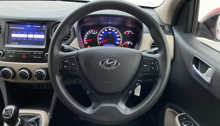 2018 Hyundai Grand i10 SPORTZ 1.2 KAPPA VTVT, CNG, Manual, 52,744 km, Steering Wheel Close Up