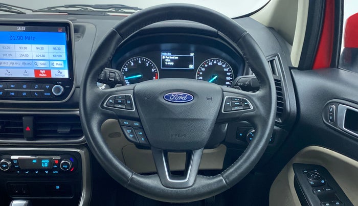 2019 Ford Ecosport 1.5 TITANIUM PLUS TI VCT AT, Petrol, Automatic, 7,280 km, Steering Wheel Close Up