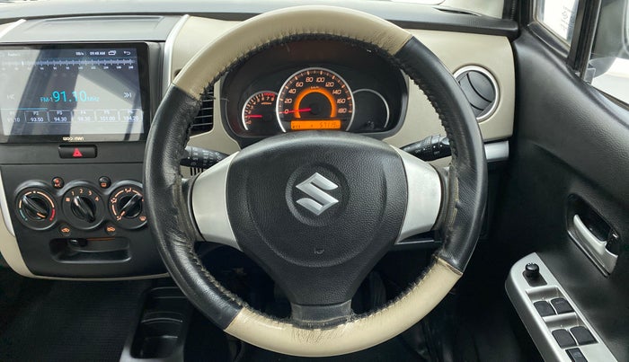 2015 Maruti Wagon R 1.0 VXI, Petrol, Manual, 57,147 km, Steering Wheel Close Up