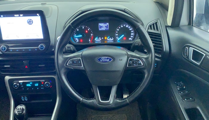 2018 Ford Ecosport 1.5TITANIUM TDCI, Diesel, Manual, 1,31,769 km, Steering Wheel Close-up