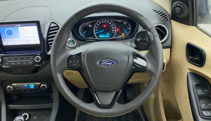 2020 Ford Figo Aspire TITANIUM 1.2 PETROL, Petrol, Manual, 21,882 km, Steering Wheel Close Up