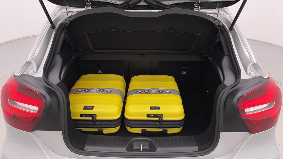 Boot Inside View with Luggage