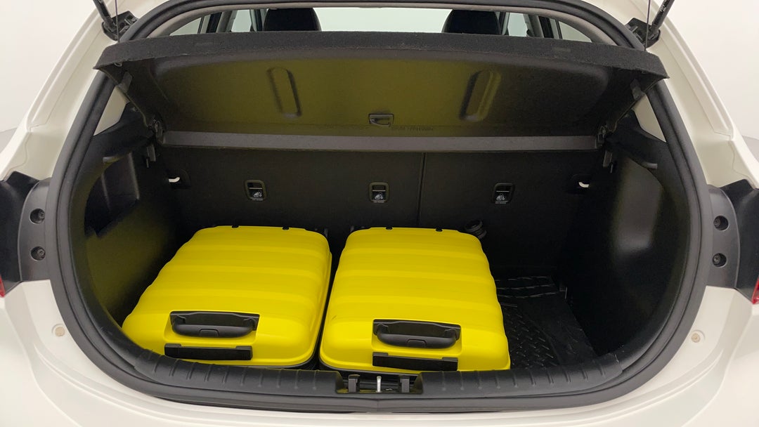 Boot Inside View with Luggage