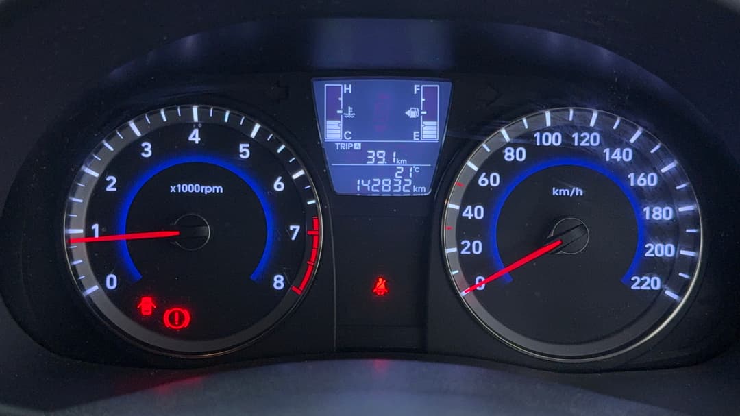 2019 Hyundai Accent Sport, Manual, 142832 km, Odometer View