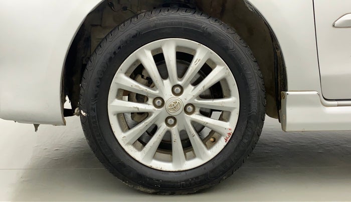 2011 Toyota Etios VX, Petrol, Manual, 1,15,500 km, Left Front Wheel