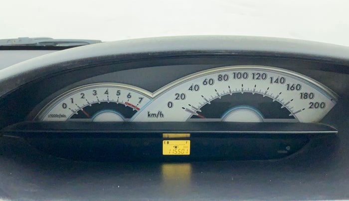 2011 Toyota Etios VX, Petrol, Manual, 1,15,500 km, Odometer Image