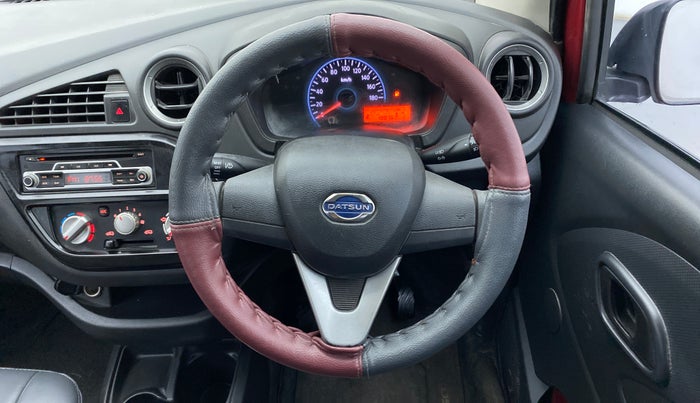 2017 Datsun Redi Go T (O), Petrol, Manual, 18,908 km, Steering Wheel Close Up