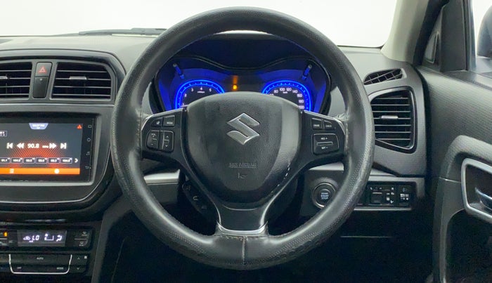 2021 Maruti Vitara Brezza ZXI PLUS, Petrol, Manual, 21,088 km, Steering Wheel Close Up