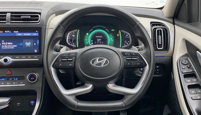 2020 Hyundai Creta SX (O) IVT 1.5 PETROL, Petrol, Automatic, 30,420 km, Steering Wheel Close Up