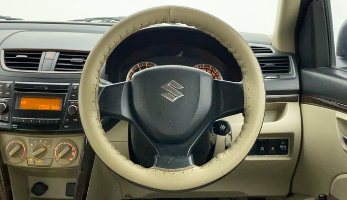 2015 Maruti Swift Dzire VXI, Petrol, Manual, 90,603 km, Steering Wheel Close Up