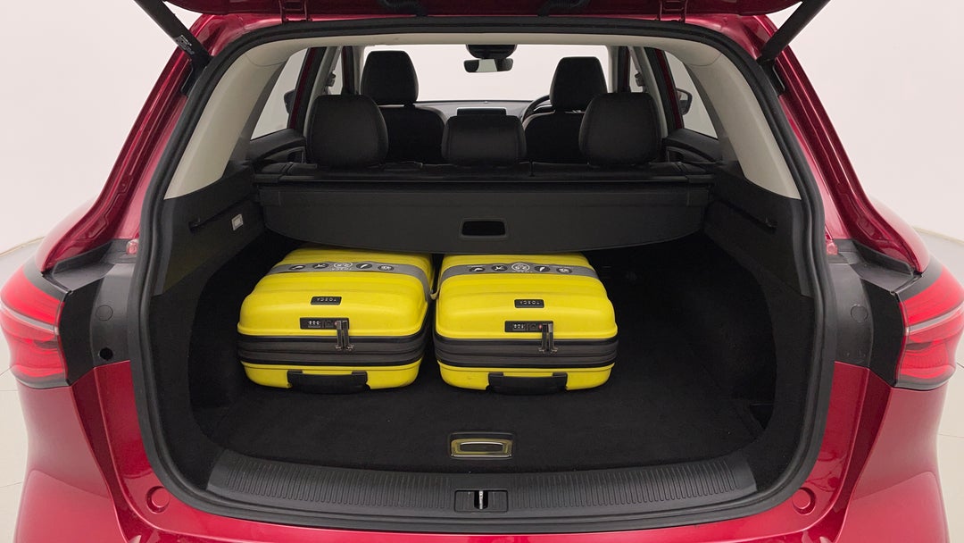 Boot Inside View with Luggage