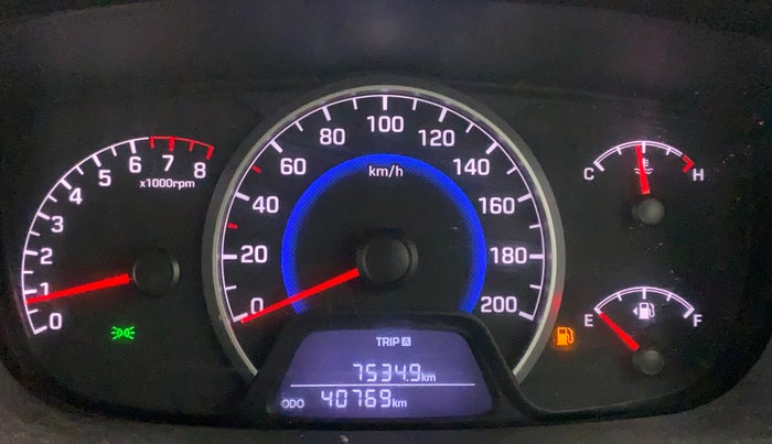 2018 Hyundai Grand i10 MAGNA 1.2 KAPPA VTVT, Petrol, Manual, 40,769 km, Odometer Image