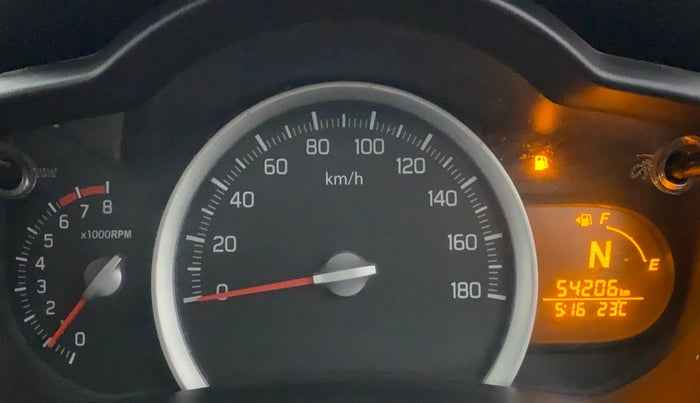 2017 Maruti Celerio ZXI AMT (O), Petrol, Automatic, 54,336 km, Odometer Image