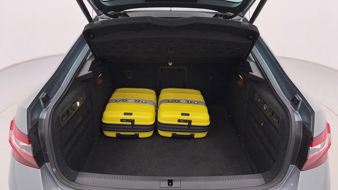 Boot Inside View with Luggage