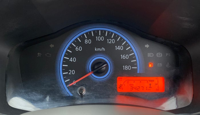 2016 Datsun Redi Go T (O), Petrol, Manual, 34,271 km, Odometer Image