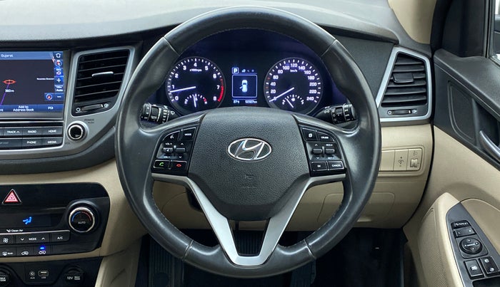 2017 Hyundai Tucson 2WD AT GL PETROL , Petrol, Automatic, 53,209 km, Steering Wheel Close Up