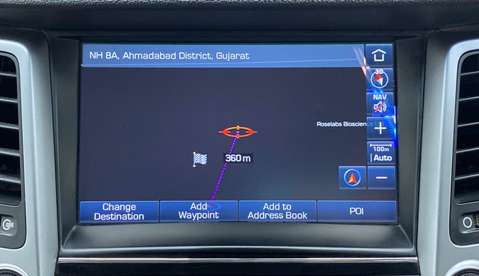 2017 Hyundai Tucson 2WD AT GL PETROL , Petrol, Automatic, 53,209 km, Navigation System