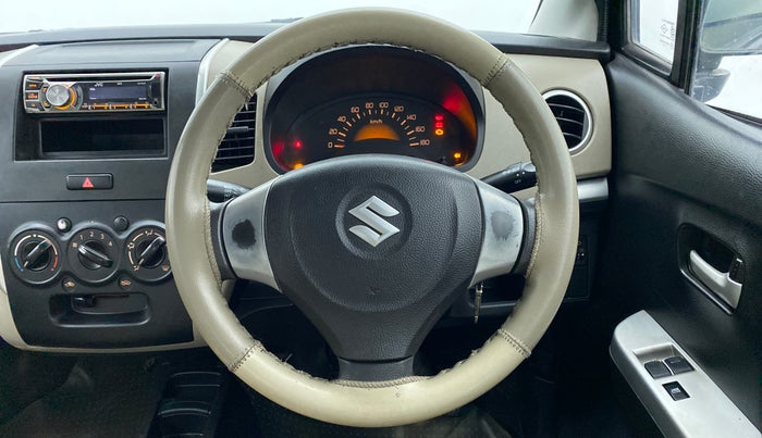 2014 Maruti Wagon R 1.0 LXI, Petrol, Manual, 63,620 km, Steering Wheel