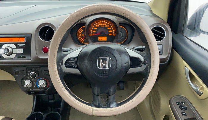2013 Honda Amaze 1.2 VXMT I VTEC, Petrol, Manual, 89,637 km, Steering Wheel Close Up
